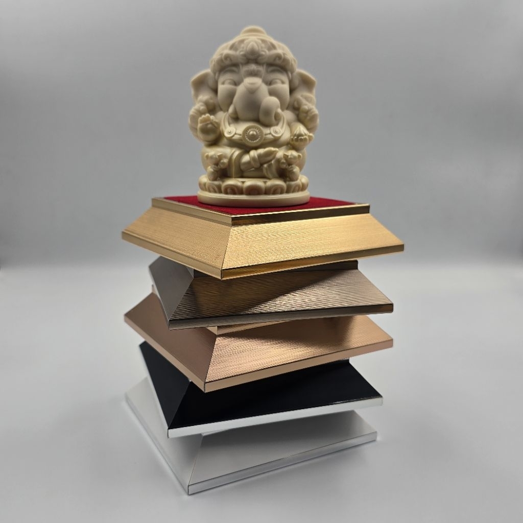 ฐานพระโมเดิร์น ฐานวางพระ ฐานรองพระ สูง 1 นิ้ว/1141 มีหลายสี มีหลายขนาดให้เลือก สั่งทำตามขนาดได้