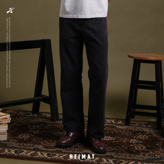 HEIMAT ESSENTIALS 1.0 DENIM - VINTAGE BLACK WASH - กางเกงยีน…