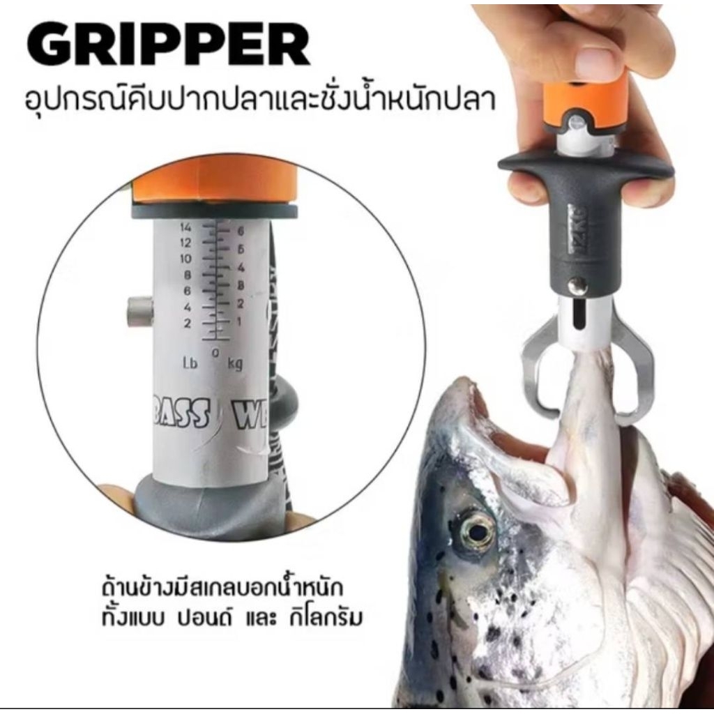 WEEBASS ที่ชั่งปลา -รุ่น GRIPPER กริปเปอร์คืบปลา