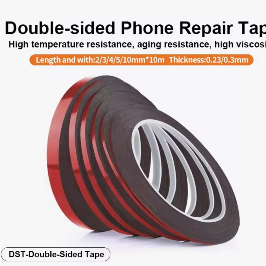 Mechanic T3 เทปกาวสองหน้า 3mm / 5mmสำหรับปิดฝาหลังของโทรศัพท์มือถือหน้าจอ LCD แท็บเล็ตฟองน้ำเครื่องมือกาวด้านหลัง