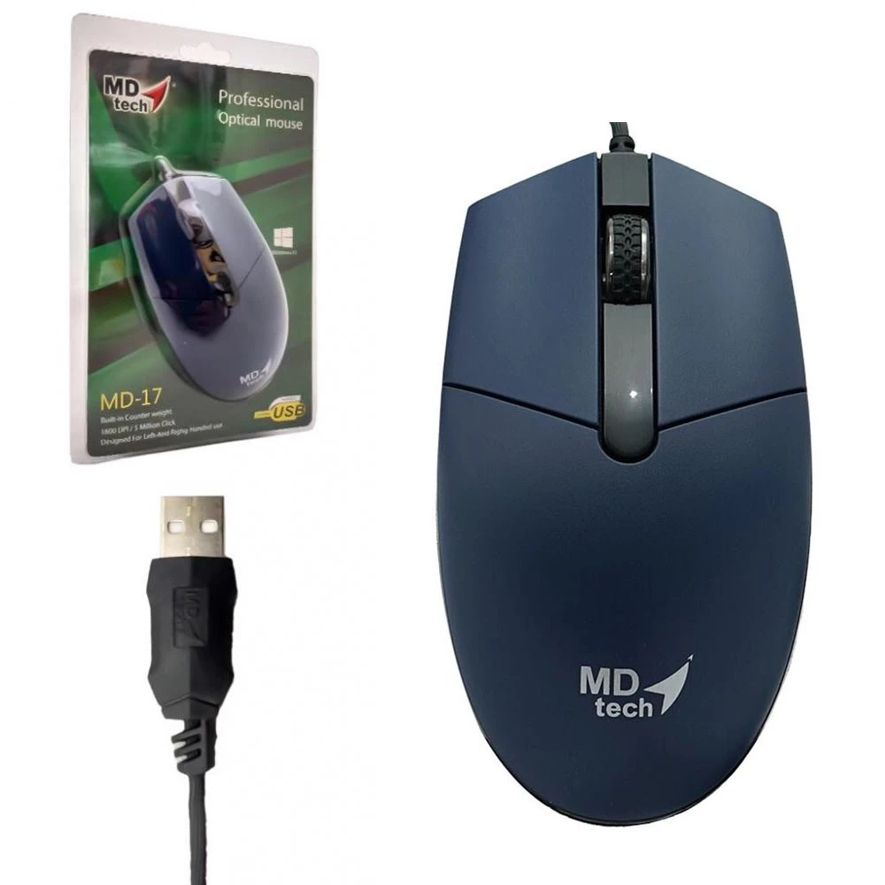 md tech MD-17 เมาส์ออปติคอลมีสาย