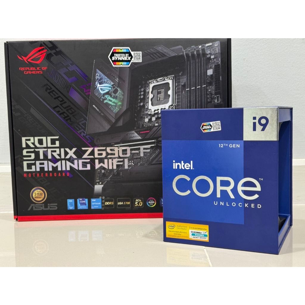 เซต I9 12900K + Asus ROG Strix Z690-F Gaming WIFI มือสอง