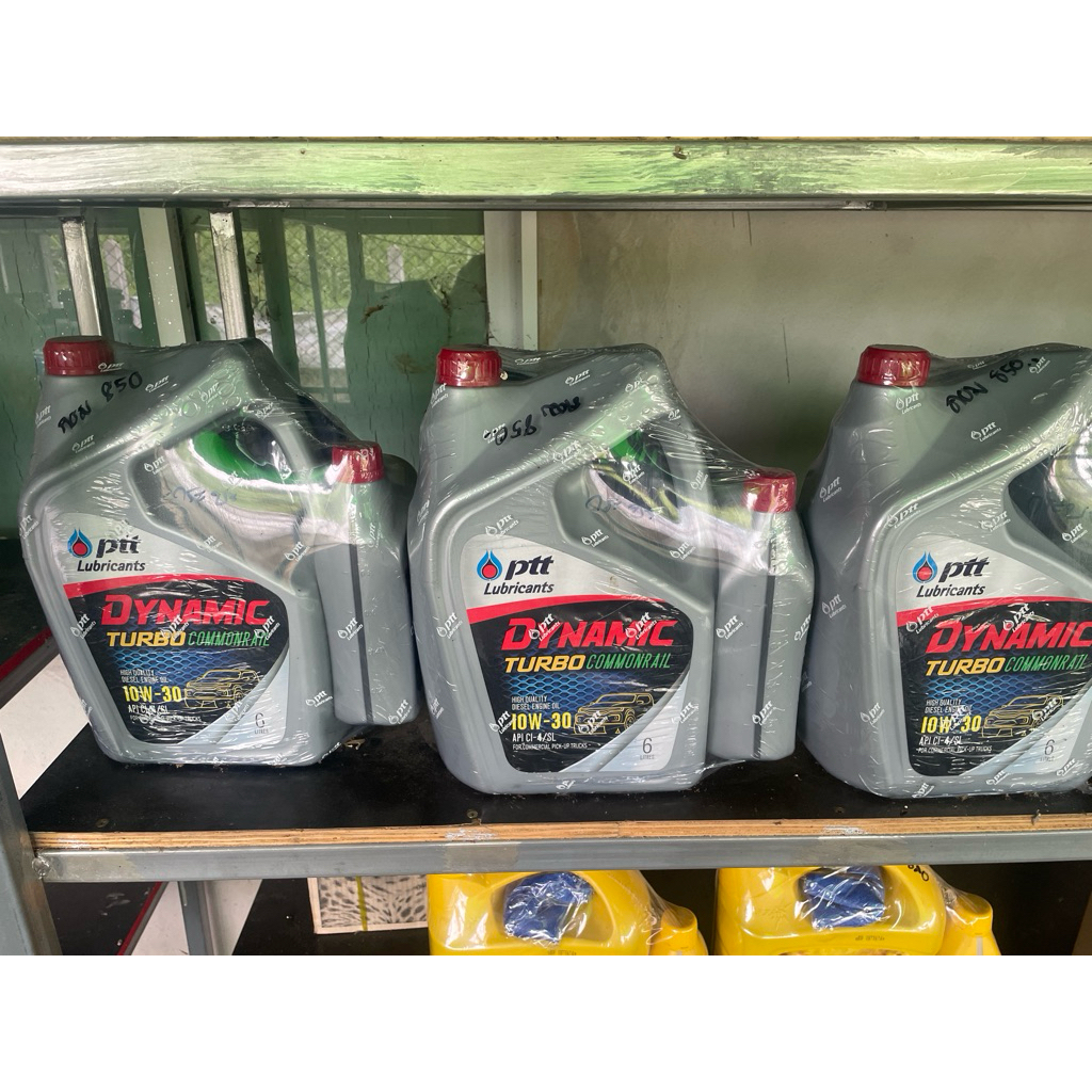 น้ำมันเครื่อง ปตท เทอร์โบคอม10W-30 6+1ลิตร