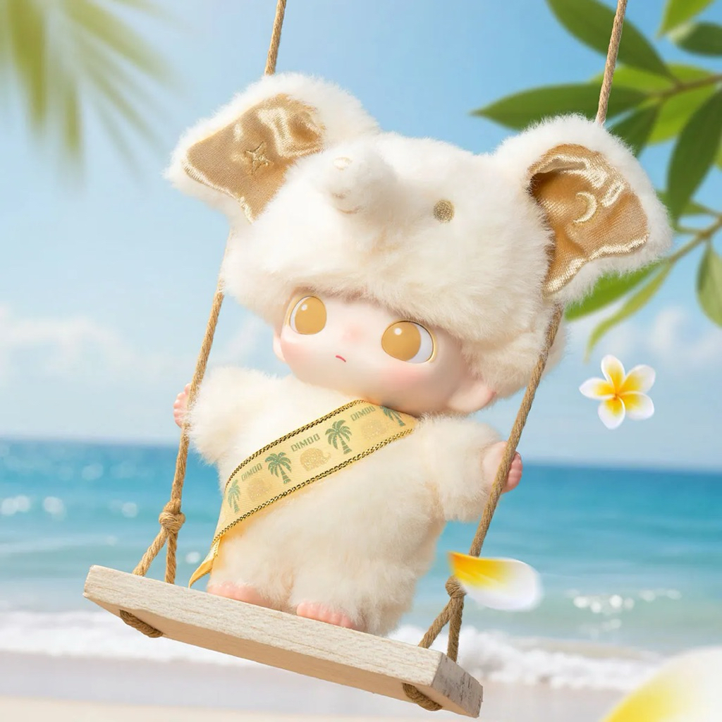 (พร้อมส่ง) พวงกุญแจ Dimoo Elephant In Moonlight Limited Thailand
