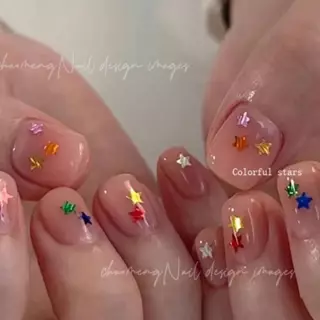 กลิตเตอร์ตกแต่งเล็บ คละสี ดิสโก้ รูปหัวใจ รูปดาว ขนาด3มิล