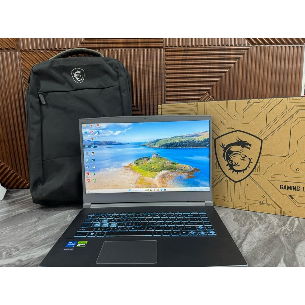 NOTEBOOK (โน้ตบุ๊ค) MSI THIN 15 B13VE-1608TH (COSMOS GRAY) (#B13VE-1608TH)