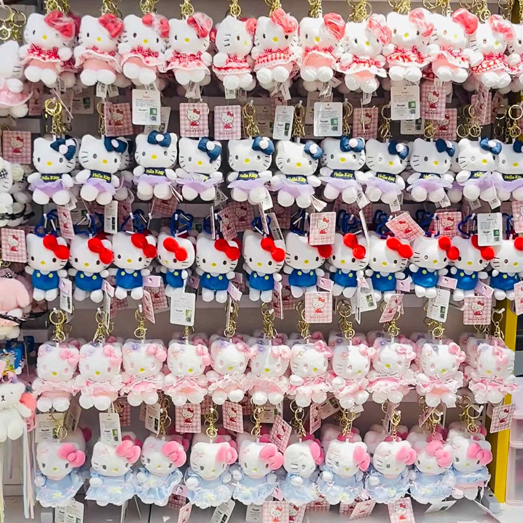 ♡พร้อมส่ง♡พวงกุญแจ kitty sanrio x miniso ลิขสิทธิ์แท้🎀