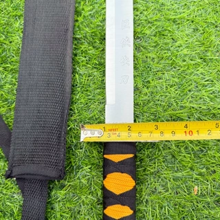 SAMURAI 70 cm. ใบสแตนเลส หนา 2.4 mm ใบเจาะพอดสวยงาม ยามรวมด้าม 70 เซนติเมตรเล่มสวย ซามูไร