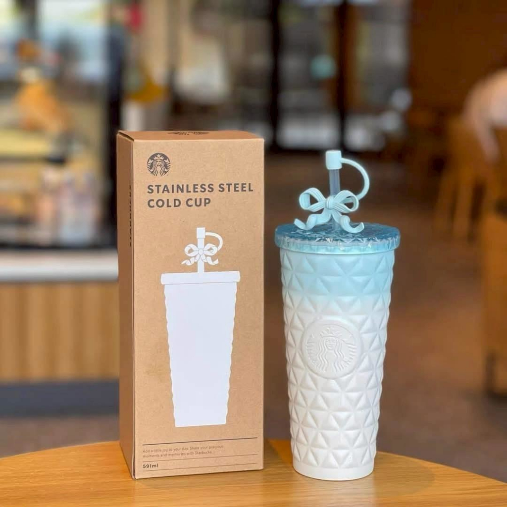 🧊 โคตรคูลเลยแกร๊ แก้ว Valentine's 2025 วัสดุแสตนเลส 304 เก็บเย็นได้นาน 6-8 ชั่วโมง ขนาด 20 oz (568 ml)