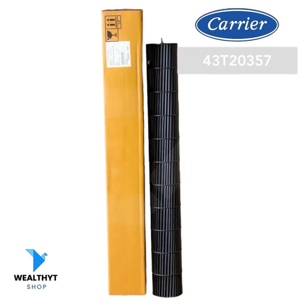 43T20357 ใบพัดลมคอยล์เย็น CARRIER โบเวอร์แอร์ ใบพัดลมโพรงกระรอก อะไหล่แอร์ ของแท้ศูนย์ // W84.1cm.