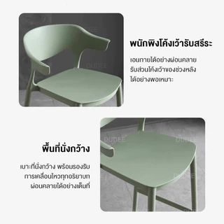 DUDEE เก้าอี้ รุ่น DD238 เก้าอี้บาร์ สไตล์โมเดิร์น พลาสติดแข็งแรง ทนทาน