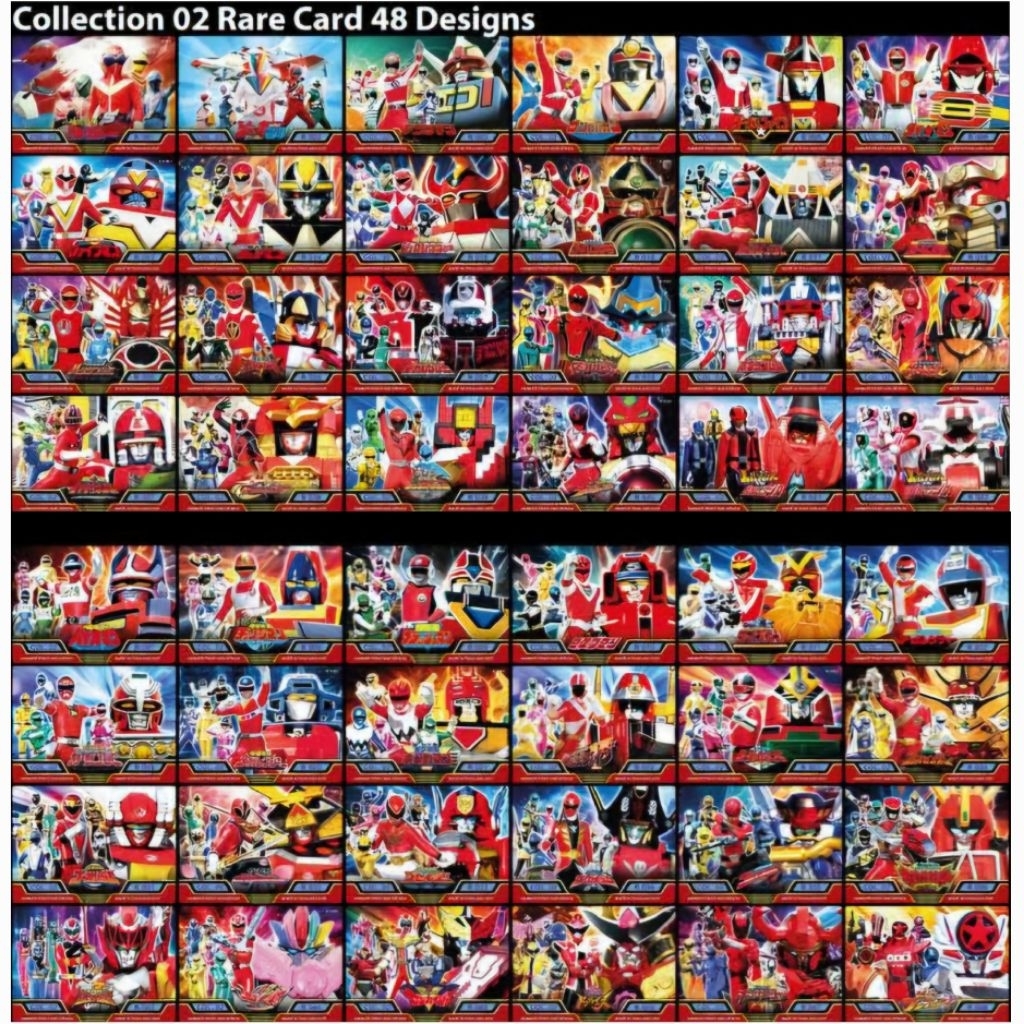 [พร้อมส่ง] Super Sentai Card R Collection การ์ดคอลเลคชั่น ซูเปอร์เซ็นไต แบบ Rare