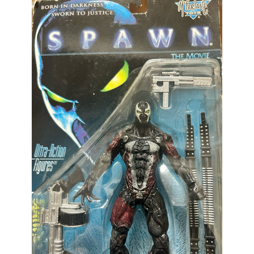 หุ่น Todd Mcfarlance’s Spawn Combat assault weapons Action Figure ยี่ห้อ Mcfarlane Toysในแพค