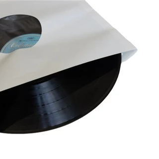 ซองใส่แผ่นเสียงสีขาว ขนาด12นิ้ว ป้องกันรอยและฝุ่น Vinyl record white inner sleeves