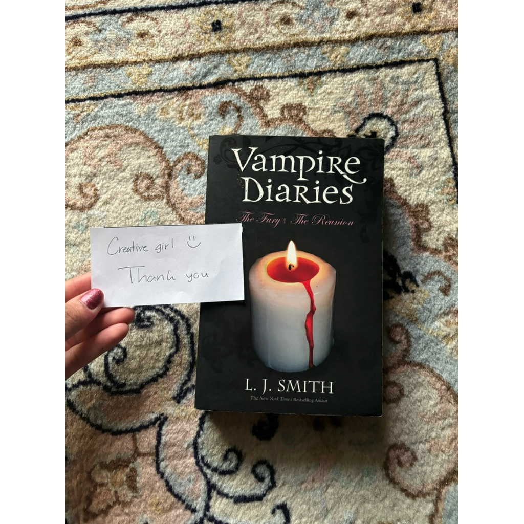 vampire Diaries 3+4 secondhand book หนังสือมือสอง