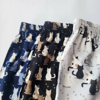 🐾𝘾𝙖𝙩 𝙘𝙤𝙡𝙡𝙚𝙘𝙩𝙞𝙤𝙣บ๊อกเซอร์ทรงเกาหลี ผ้าคอตตอนเกรดพรีเมียม ไม่โป๊ ไม่เข้าวิน S M L XL 2XL 3XL