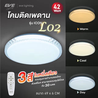 EVE (รวมรุ่น ชุดที่ 2) โคมไฟ ซาลาเปา ติดเพดาน ทุกรุ่น ทุกโมเดล ชุดที่ 2 จาก EVE Lighting