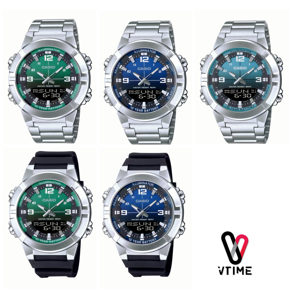 CASIO นาฬิกา Analog-digital รุ่น AMW-870DA-2A1 | AMW-870DA-2A2 | AMW-870DA-3A
