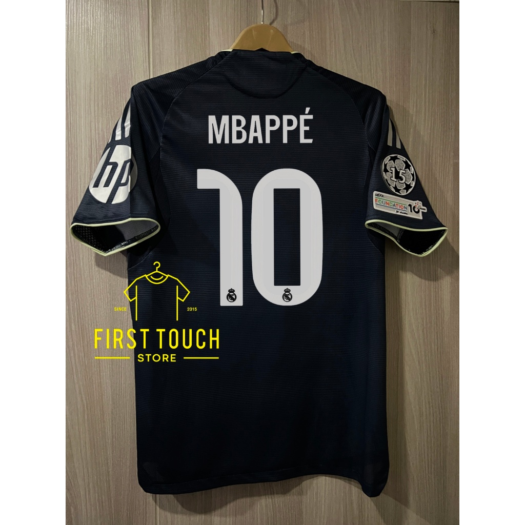 เสื้อฟุตบอล 2025/26 [เกรด Player] เรอัa มาดริด Away เยือน เสื้อเปล่า หรือ ฟลูออฟชั่นพร้อมอามและเบอร์ชื่อ UCL