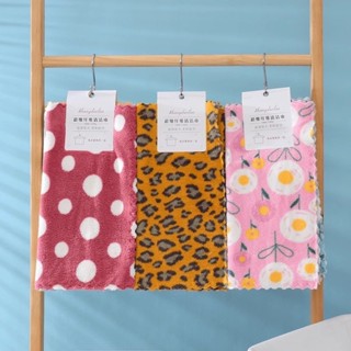 ผ้าเช็ดมือ (12ผืน) ผ้าเช็ดโต๊ะ ผ้าเช็ดจาน คละสี ขนาด30x30ซม …