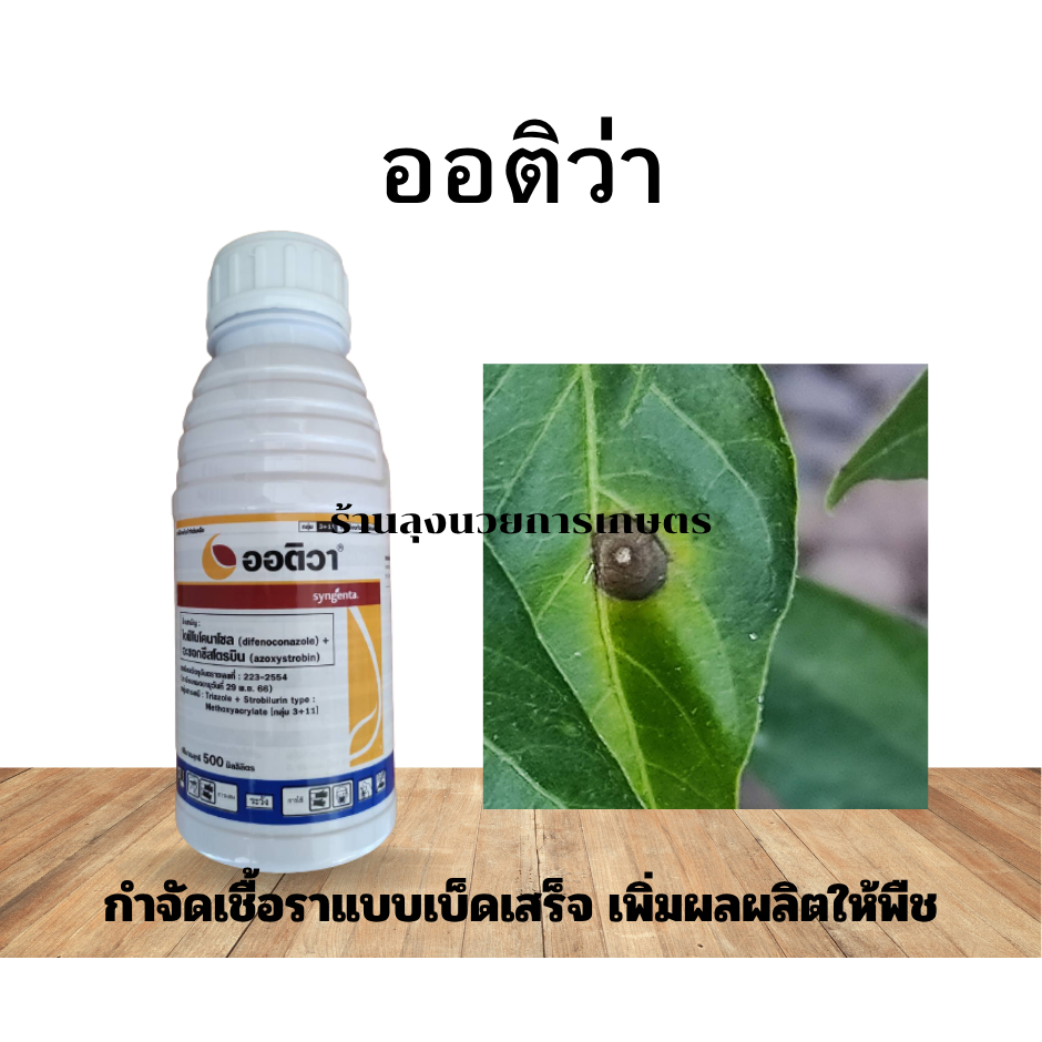 ออติว่า ขนาด 500ซีซี สุดยอดของสารกำจัดโรคพืชคุณภาพสูง สาร2พลังบวก กำจัดเชื้อราได้หลากหลายชนิด สูตรเย็น