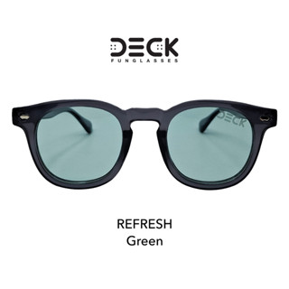 แว่นตากันแดด DECK FUNGLASSES รุ่น REFRESH GREEN ของแท้ ประกั…