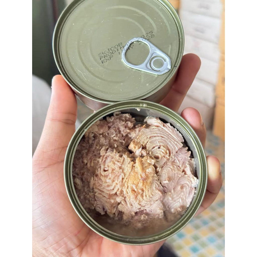 เซต 12 กระป๋อง ปลาทูน่าในน้ำแร่170- 185 กรัม เนื้อก้อน(คนทาน) - รูปที่ 2