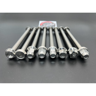 แกนล้อหลังเวฟ125S/R/บังลม (อามเดิม) งานเฮงสกรู