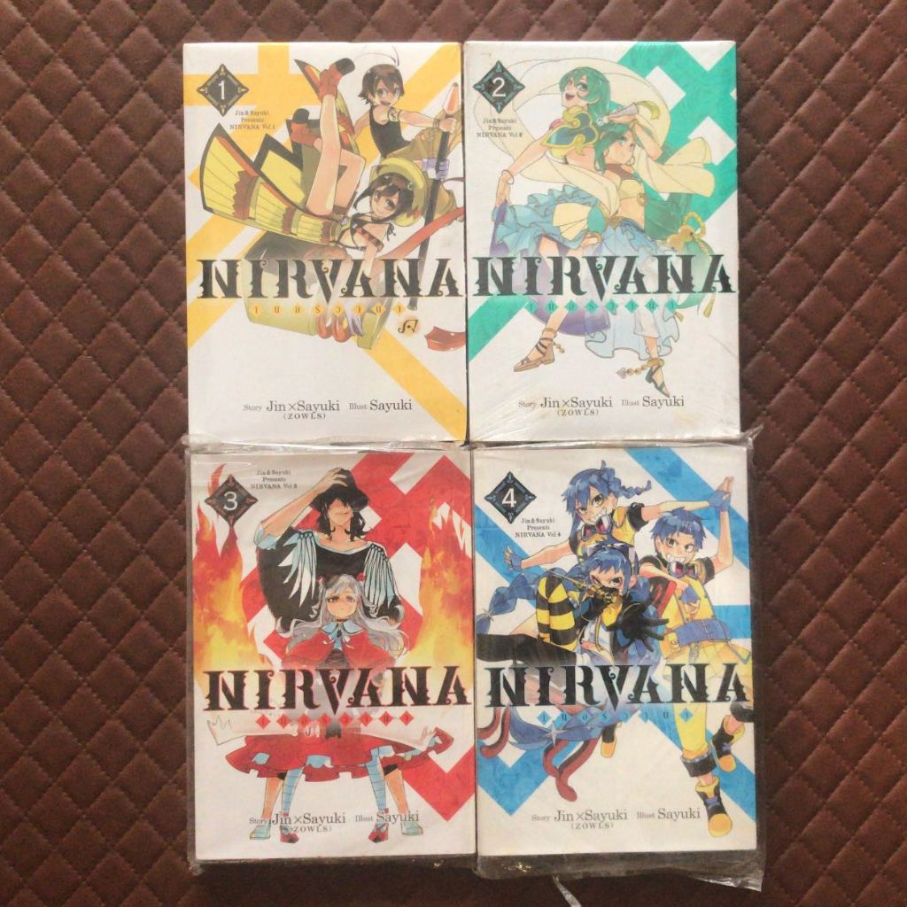 เนอร์วานา #01-#04 (การ์ตูน) Zenshu Comics Fantasy  NIRVANA vol.1,2,3,4