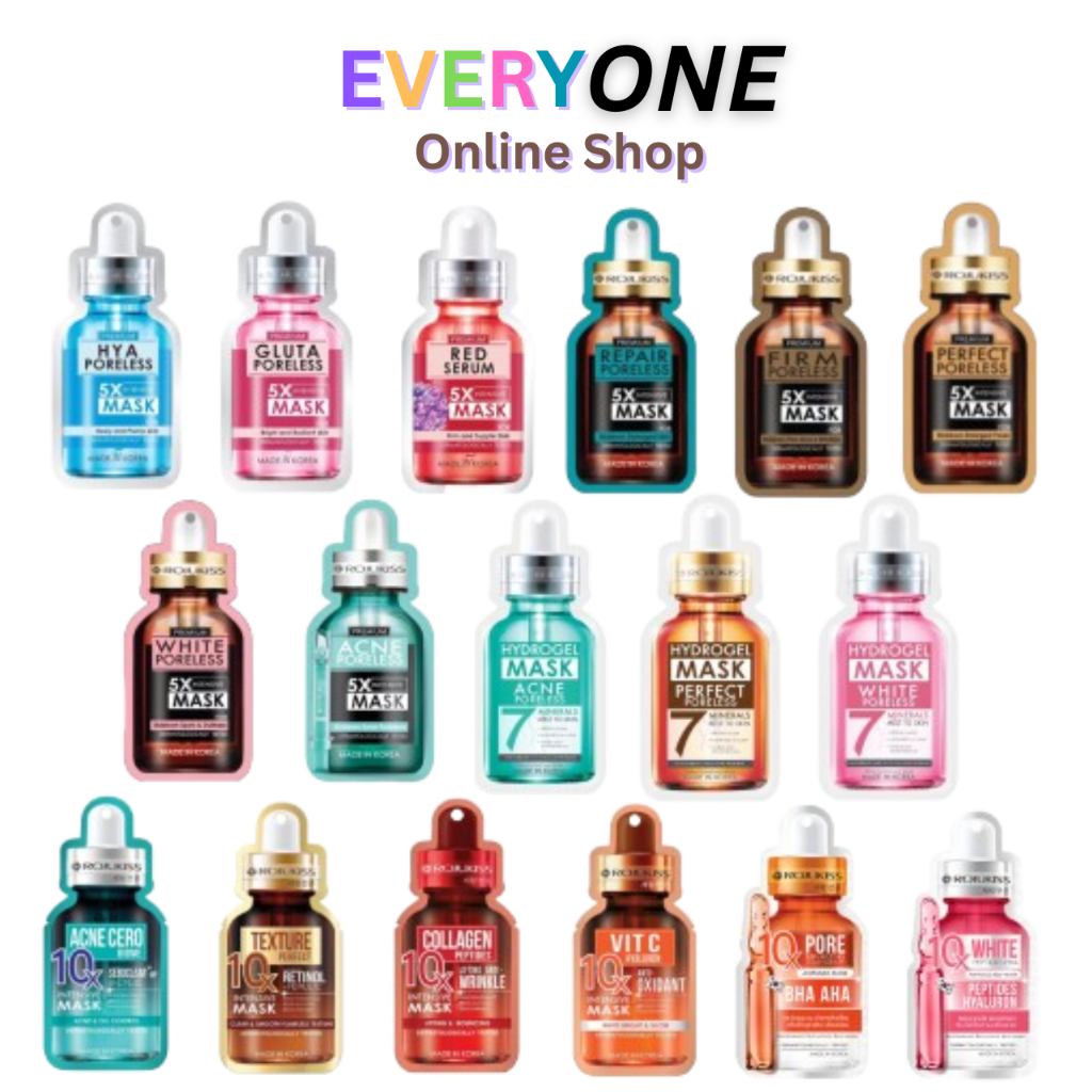 มาส์กหน้า Rojukiss 5X / Mask7 / 10X Intensive Mask ผลิตภัณฑ์แผ่นมาสก์บำรุงผิว