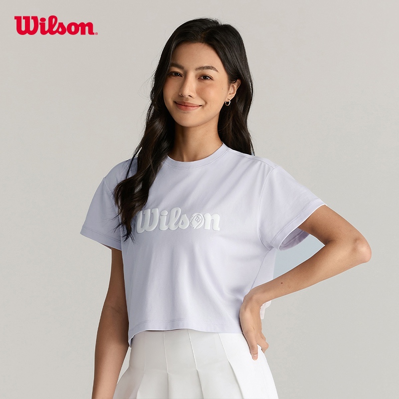 Wilson Women HARPER CROP TEE WW00367511PUE Official Store