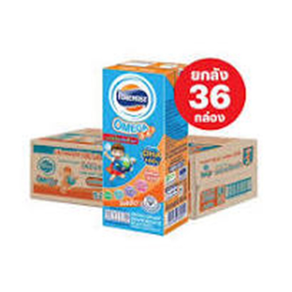 โฟร์โมสต์ นมยูเอชที โอเมก้า รสจืด 180 มล. x 36
