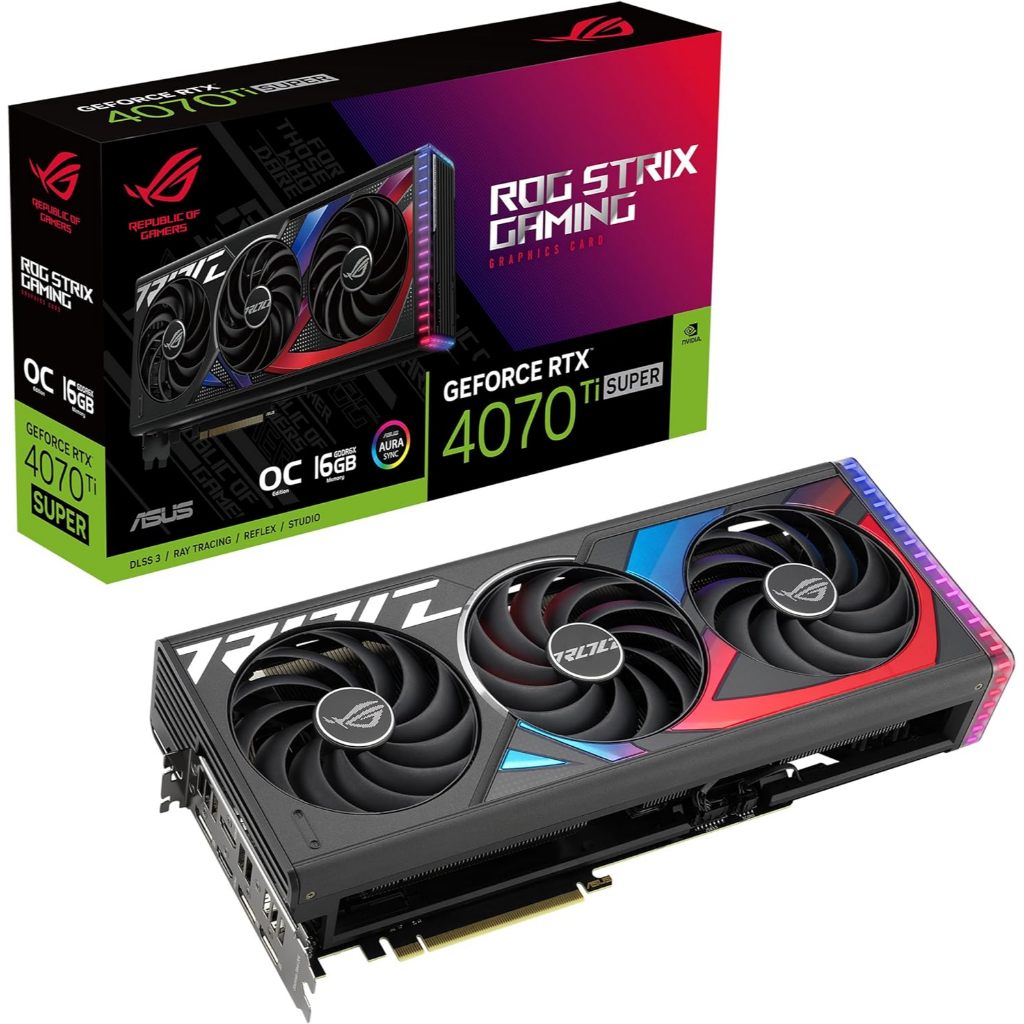 ROG Strix GeForce RTX 4070 Ti SUPER 16GB GDDR6X OC Edition