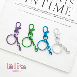 ตะขอพวงกุญแจหลากสี alloy keychain YZQ14