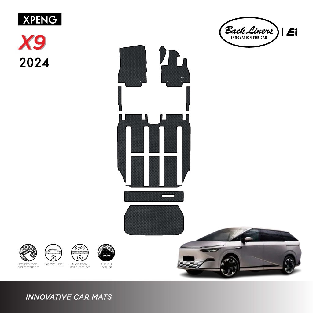 XPENG  พรมปูพื้นรถยนต์ Back Liners สำหรับ X9