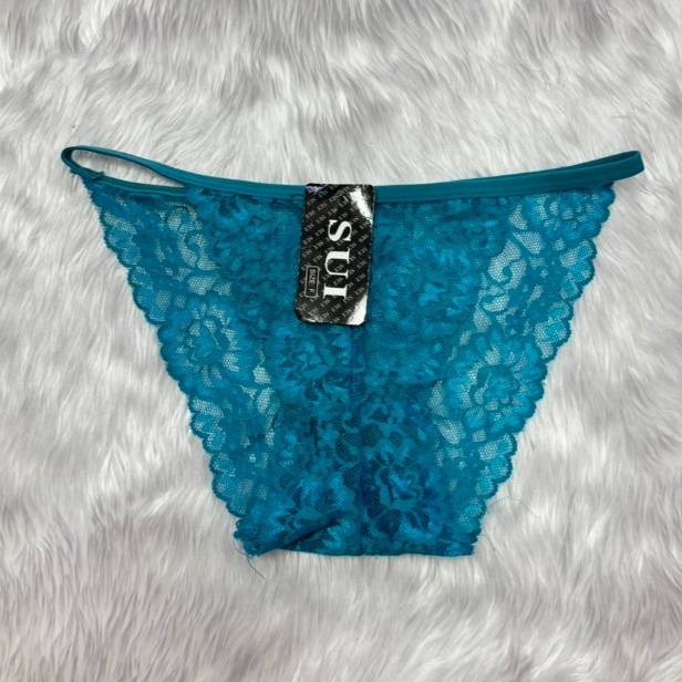 SUI กางเกงใน (Blackshelf) กางเกงชั้นในสตรี ผ้าลื่น เอวต่ำ เซ็กซี่ ระบายอากาศ เป้าสองชั้น ไร้ขอบ ผ้านิ่มลื่นเย็น ใส่สบาย