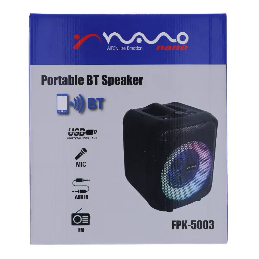 ถูกสุด‼️NANO ลำโพงบลูทูธ รุ่น FPK-5003พร้อมส่ง