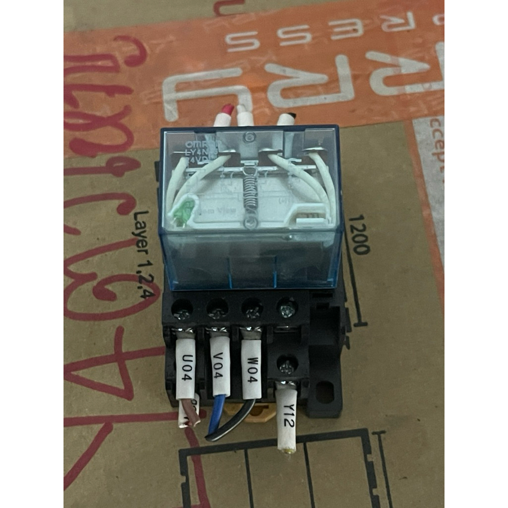 รีเลย์  LY4N 24VDC🚨🚨🚨🚨มือ2🚨🚨🚨🚨