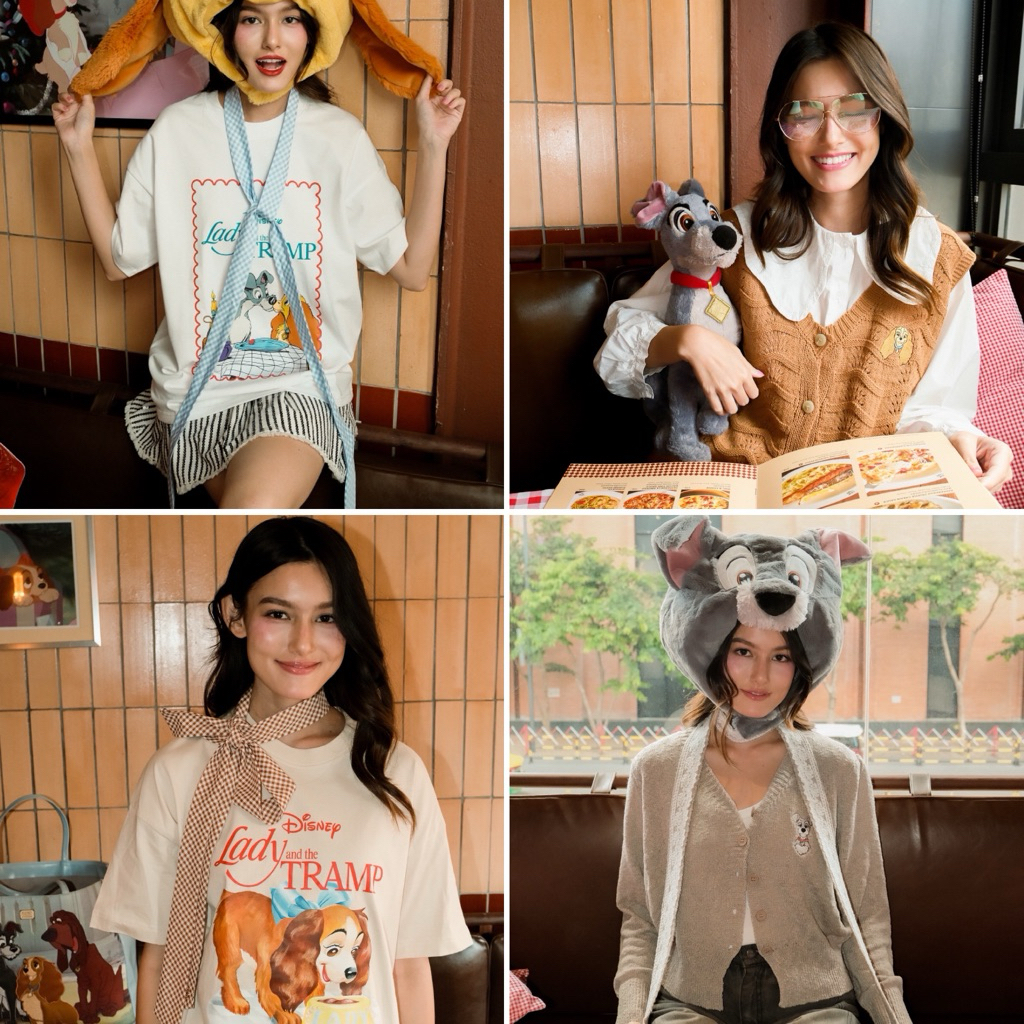 Kloset เสื้อผ้า Lady and the tramp disney ของแท้จากชอป