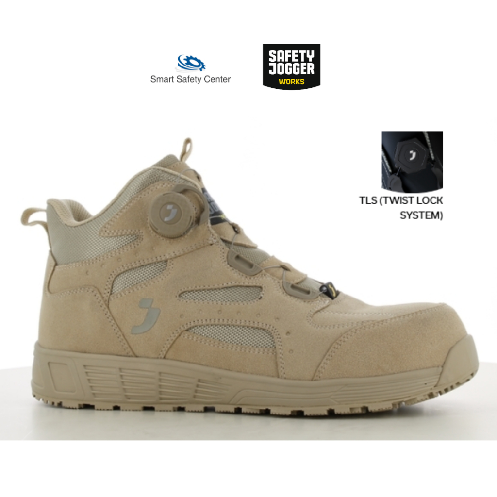 [ลิขสิทธ์แท้ รับประกัน 3 เดือน] รองเท้าเซฟตี้ Safety Jogger รุ่น Sandy S3S Mid T