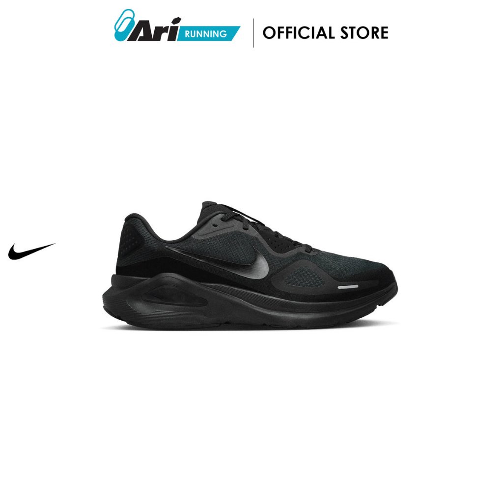 NIKE M STRUCTURE 26 - BLACK (HJ1102-001) รองเท้าวิ่ง ผู้ชาย ไนกี้ TRUCTURE 26 สีดำ