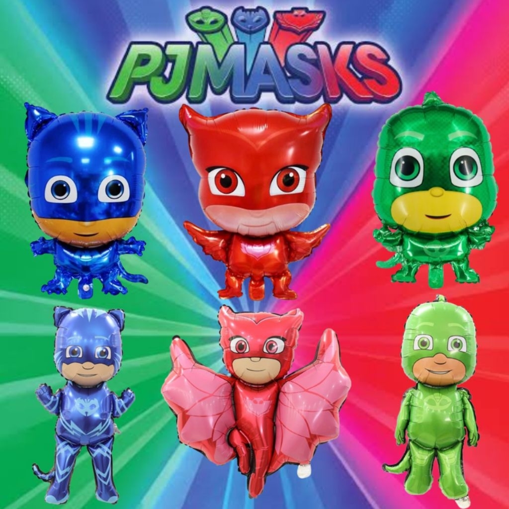ลูกโป่งฟอยล์ PJ Masks / พีเจมาสก์ ฮีโร่รัตติกาล
