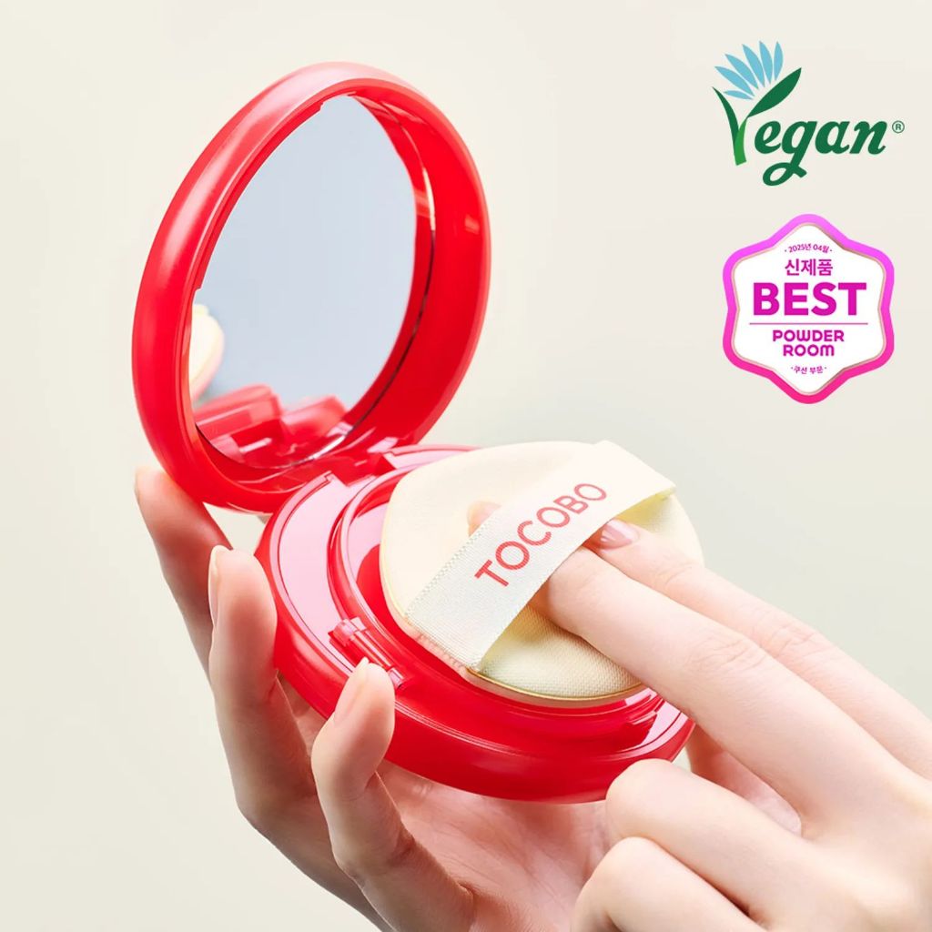 TOCOBO كوشن نباتي Apple Dewy Fit ‏SPF50+ ‏15 غ — صورة 6