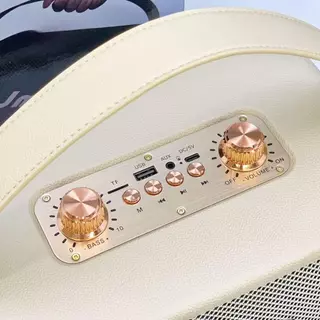 ลำโพงบลูทูธ JMAX-JM29 พร้อมสายหิ้ว ปรับเบสได้ เชื่อมต่อ2ตัวได้ 30W แท้100%