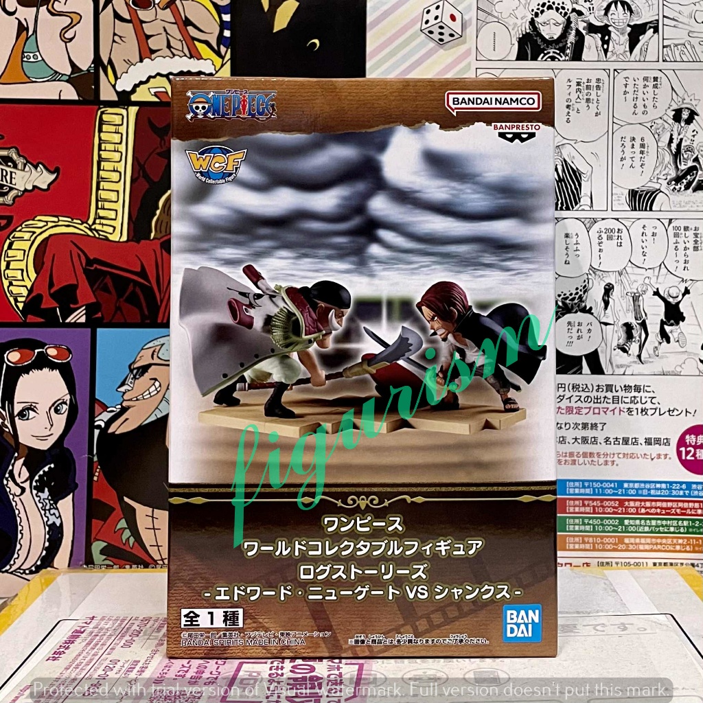WCF Log Stories Edward Newgate Vs Shanks one piece วันพีซ แท้ ญี่ปุ่น