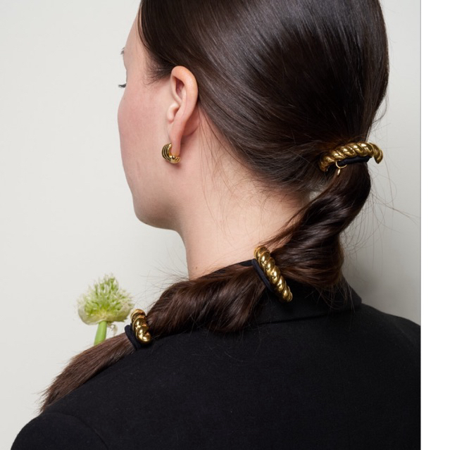 Adornment Club - mini croissant hair cuff ( 2 ชิ้น) เครื่องประดับผมl nickel free, waterproof, long-lasting