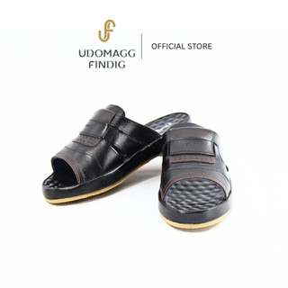 Udomagg&Findig อุดมเอก ฟินดิจ รองเท้าหนังแท้แตะ แบบสวมผู้ชาย…