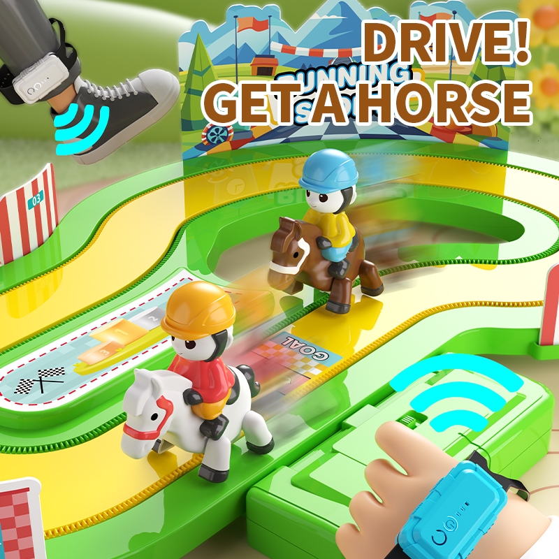 ของเล่นเกมแข่งวิ่งควบคุมด้วยท่าทาง🏃‍♂️เกมจำลองสนามแข่ง ไร้สาย มีเสียง มีไฟ เล่นพร้อมกันได้ ของขวัญปีใหม่สุดมันส์ 🎁 - รูปที่ 4