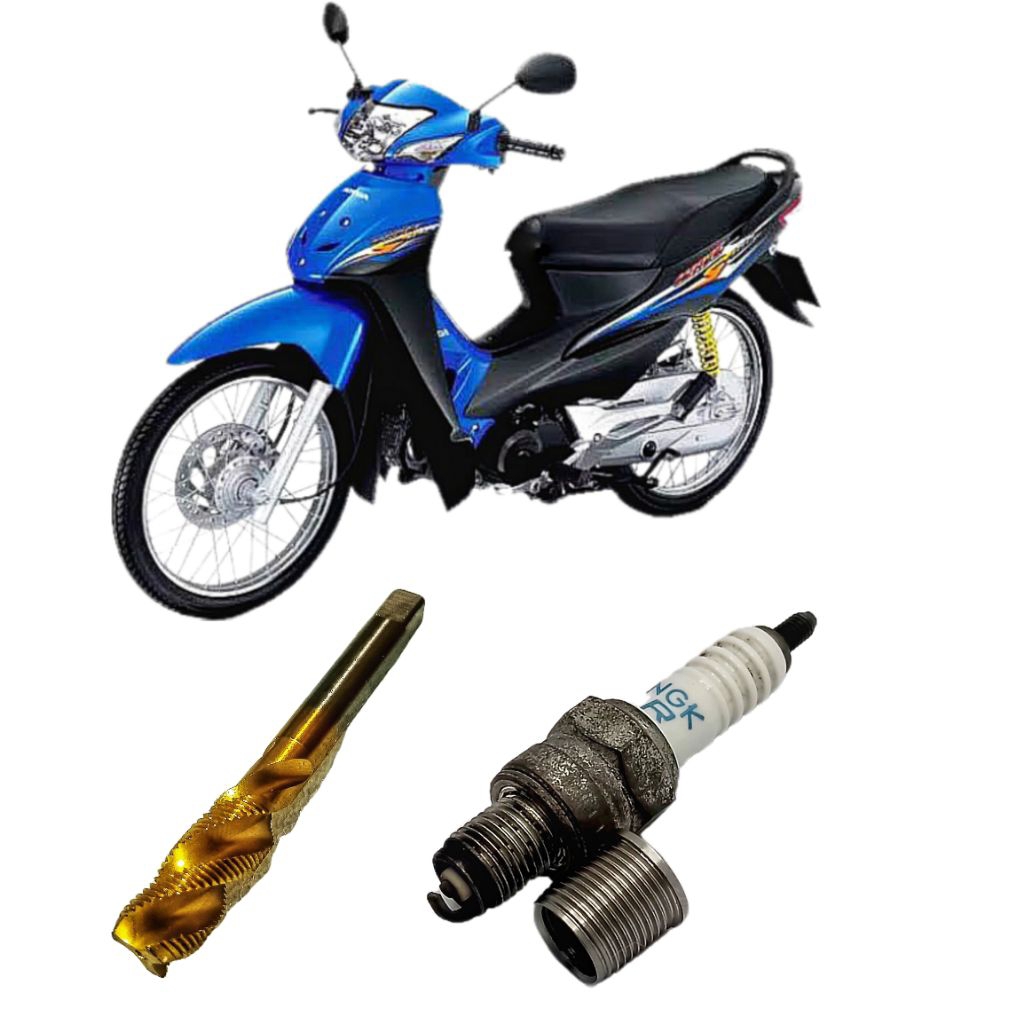 ปลอกสวมหัวเทียนเกลียวสั้น สำหรับเวฟ 100 wave 100 s หรือรุ่นอื่นๆที่ใช้ขนาดเดียวเท่ากัน