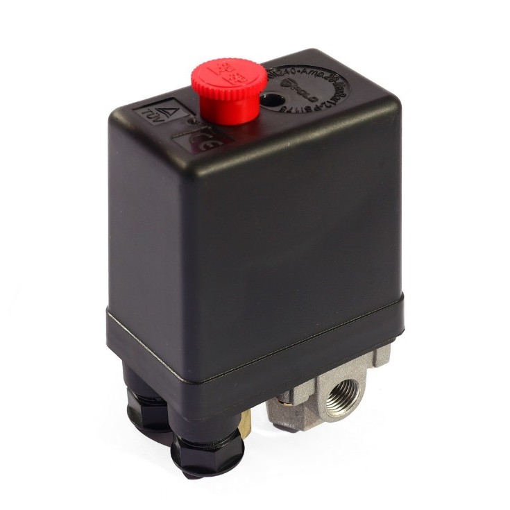 Pressure switch  เพรชเชอร์สวิทช์ ปั๊มลมโรตารี่ และออลฟรี แบบเกลียว 4 ทาง